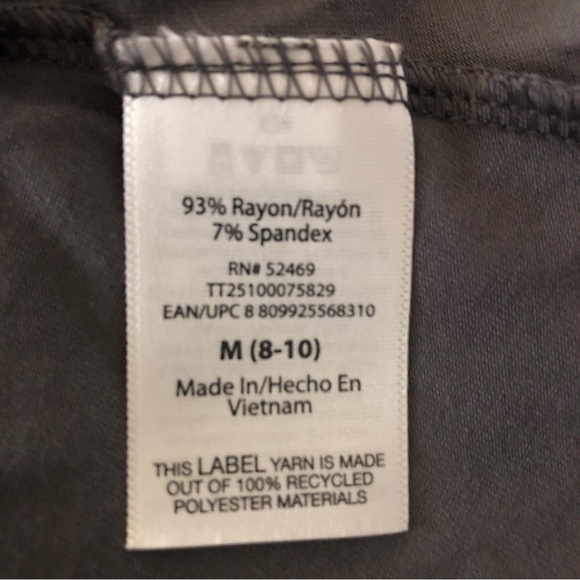 TIME and TRU Womens Tank Top Size Medium 8-10 Relaxed Fit Sleeveless Gray  New - Picture 6 of 7